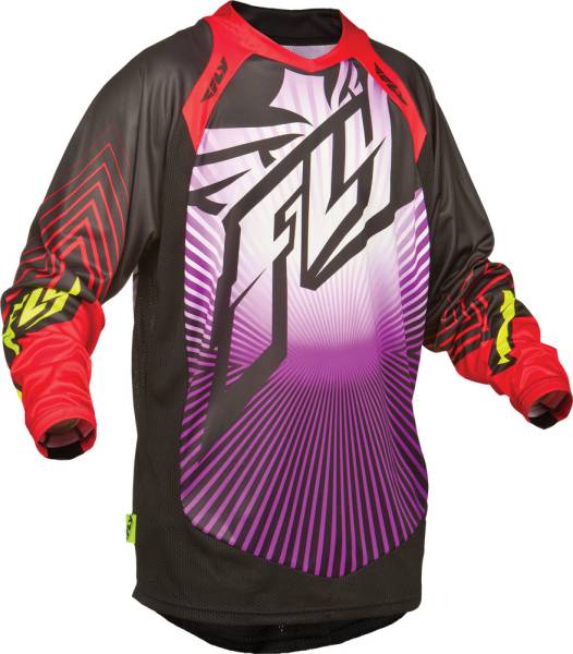 FLY RACING - LITE HYDROGEN JERSEY RED/PURPLE 2X - Image 1