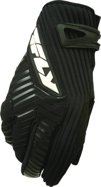 FLY RACING - TITLE GLOVES LONG BLACK SZ 6 - Image 1