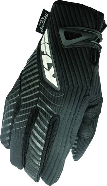 FLY RACING - TITLE GLOVES LONG BLACK SZ 6 - Image 1