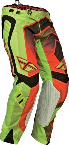 FLY RACING - EVOLUTION VERTIGO PANT GREEN/RED/BLACK SZ 28S - Image 1