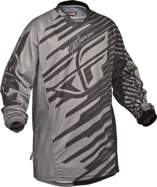 FLY RACING - KINETIC SHOCK JERSEY GREY/BLACK M - Image 1