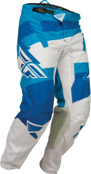 FLY RACING - KINETIC BLOCKS PANT BLUE/WHITE SZ 26 - Image 1