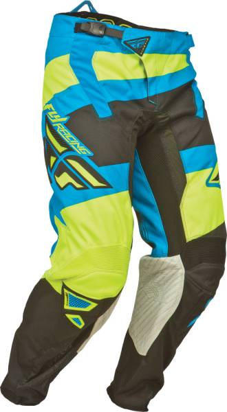 FLY RACING - KINETIC BLOCKS PANT BLUE/HI-VIS SZ 26 - Image 1