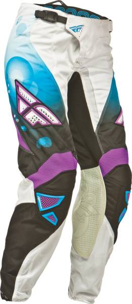 FLY RACING - KINETIC LADIES RACE PANT BLUE/WHITE SZ 20 - Image 1