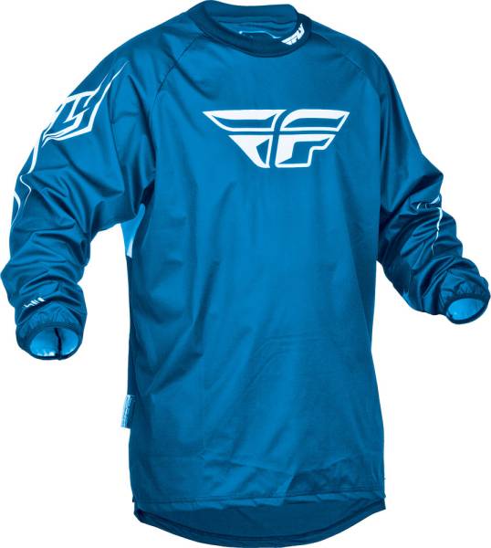 FLY RACING - WINDPROOF TECHNICAL JERSEY BLUE 2X - Image 1