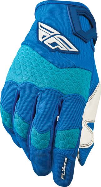 FLY RACING - F-16 GLOVES BLUE/WHITE SZ 1 - Image 1