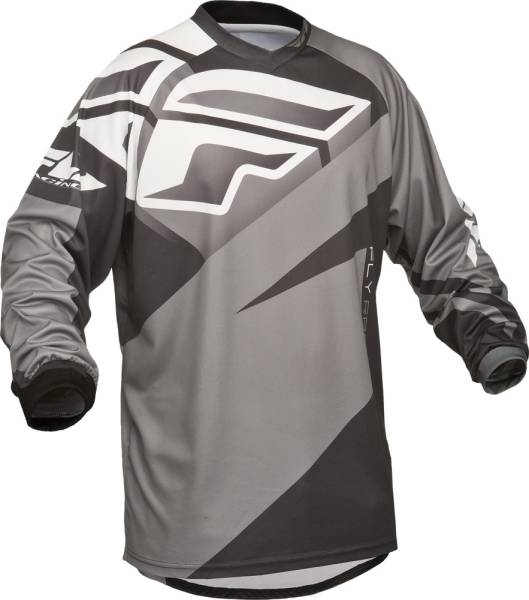 FLY RACING - F-16 JERSEY BLACK/GREY 2X - Image 1