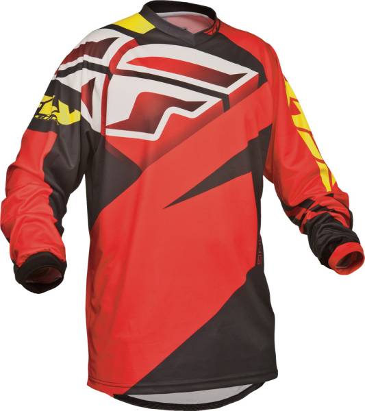 FLY RACING - F-16 JERSEY RED/BLACK YL - Image 1