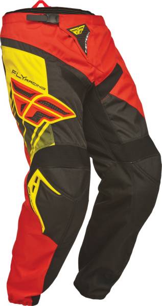 FLY RACING - F-16 PANT RED/BLACK SZ 28S - Image 1