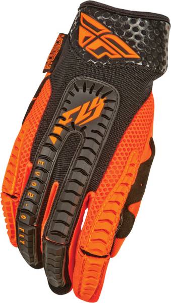 FLY RACING - EVOLUTION GLOVES ORANGE SZ 6 - Image 1