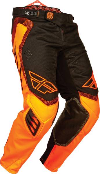 FLY RACING - EVOLUTION 2.0 CLEAN PANT BLACK/ORANGE SZ 26 - Image 1