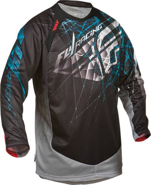 FLY RACING - EVOLUTION 2.0 SPIKE JERSEY BLACK/BLUE S - Image 1