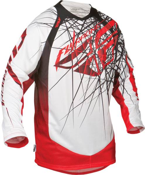 FLY RACING - EVOLUTION 2.0 SPIKE JERSEY WHITE/RED L - Image 1