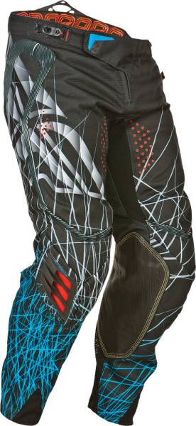 FLY RACING - EVOLUTION 2.0 SPIKE PANT BLACK/BLUE SZ 26 - Image 1