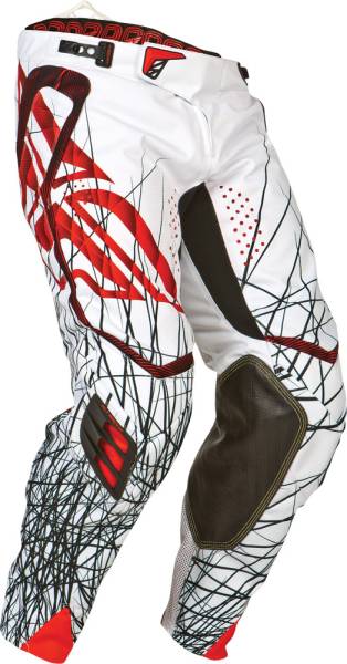 FLY RACING - EVOLUTION 2.0 SPIKE PANT WHITE/RED SZ 28S - Image 1