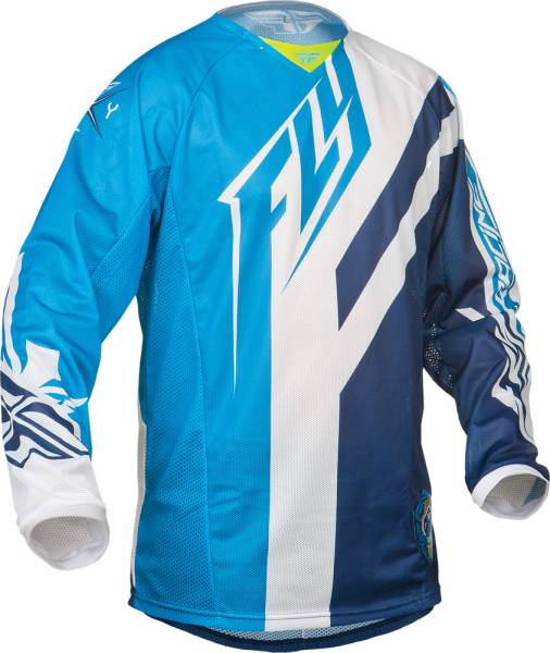 FLY RACING - KINETIC MESH-TECH DIVISION JERSEY BLUE/NAVY 2X - Image 1