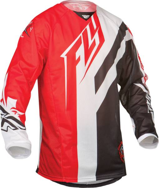 FLY RACING - KINETIC MESH-TECH DIVISION JERSEY RED/BLACK 2X - Image 1