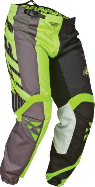 FLY RACING - KINETIC DIVISION PANT BLACK/GREY/HI-VIS SZ 26 - Image 1