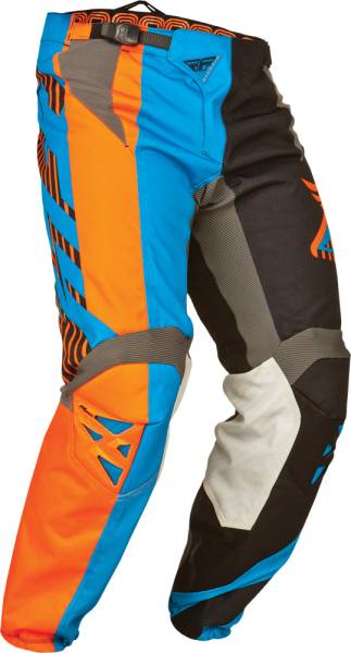 FLY RACING - KINETIC DIVISION PANT BLACK/BLUE/ORANGE SZ 26 - Image 1