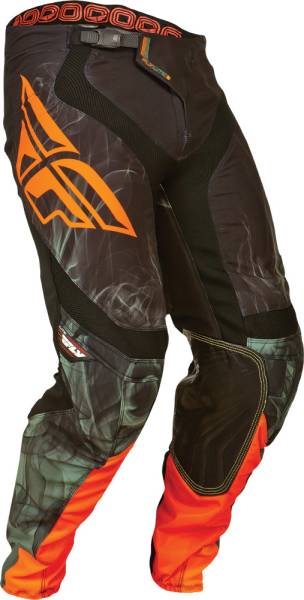 FLY RACING - LITE HYDROGEN PANT GREEN/ORANGE SZ 28 - Image 1