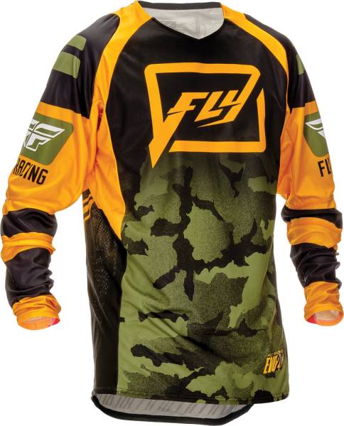 FLY RACING - EVOLUTION CODE 2.0 JERSEY BLACK/ORANGE 2X - Image 1