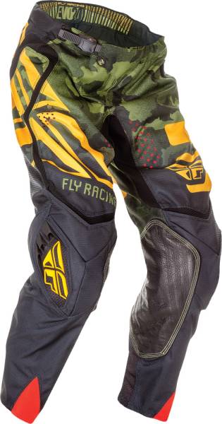 FLY RACING - EVOLUTION CODE 2.0 PANT BLACK/ORANGE/GREEN SZ 26 - Image 1