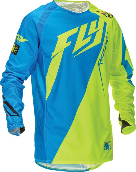 FLY RACING - EVOLUTION SWITCHBACK 2.0 JERSEY BLUE/HI-VIS 2X - Image 1