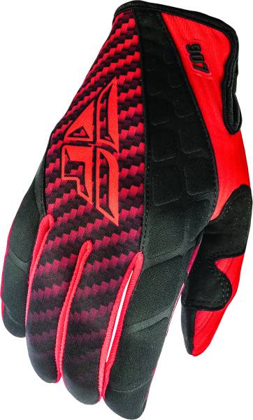 FLY RACING - 907 NEOPRENE GLOVES RED/BLACK SZ 6 - Image 1