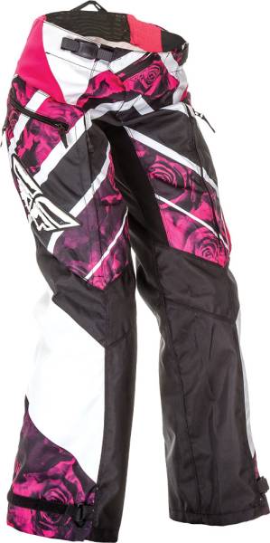 FLY RACING - WOMEN'S KINETIC OVER-BOOT PANT PINK/WHITE SZ 20 - Image 1