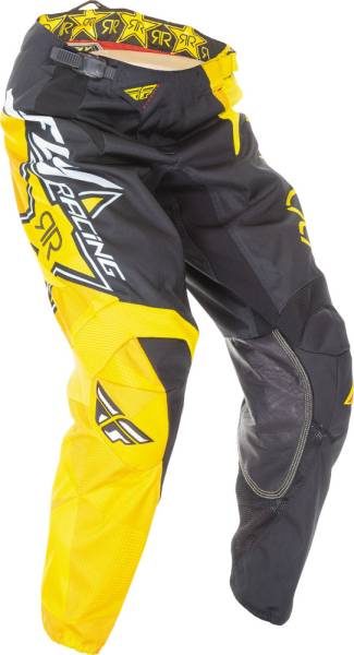 FLY RACING - KINETIC ROCKSTAR PANT YELLOW/BLACK SZ 28 - Image 1