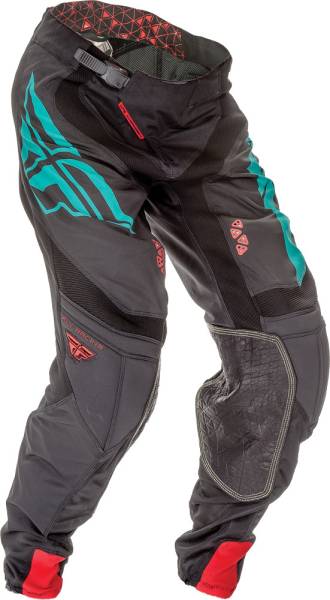 FLY RACING - LITE HYDROGEN PANT BLACK/TEAL SZ 28 - Image 1