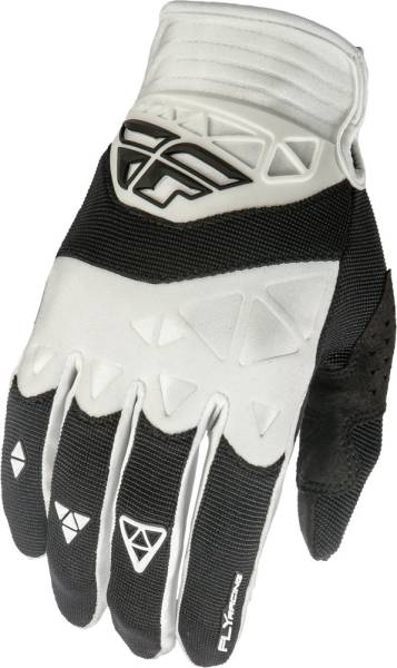 FLY RACING - F-16 GLOVES WHITE/BLACK SZ 1 - Image 1