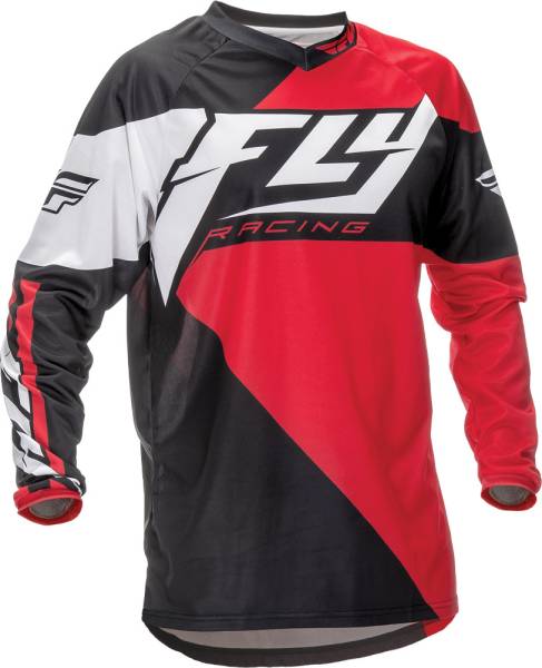 FLY RACING - F-16 JERSEY RED/BLACK YL - Image 1