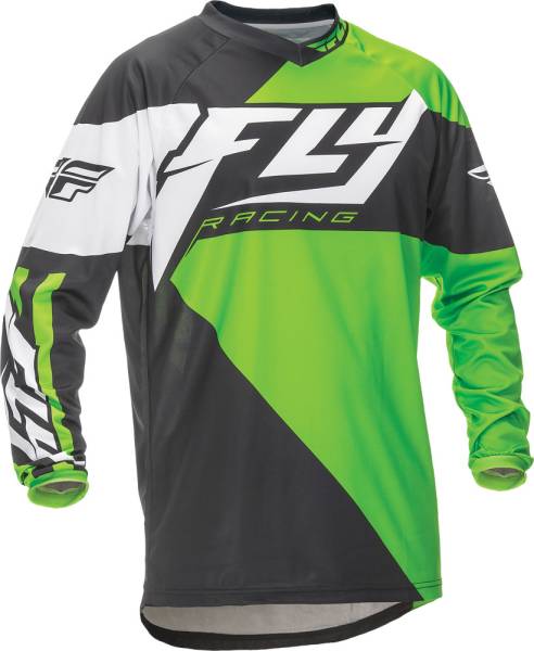 FLY RACING - F-16 JERSEY GREEN/BLACK 2X - Image 1