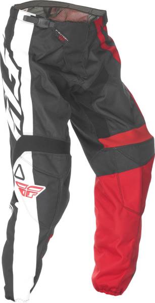 FLY RACING - F-16 PANT RED/BLACK SZ 28S - Image 1