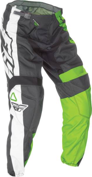 FLY RACING - F-16 PANT GREEN/BLACK SZ 18 - Image 1