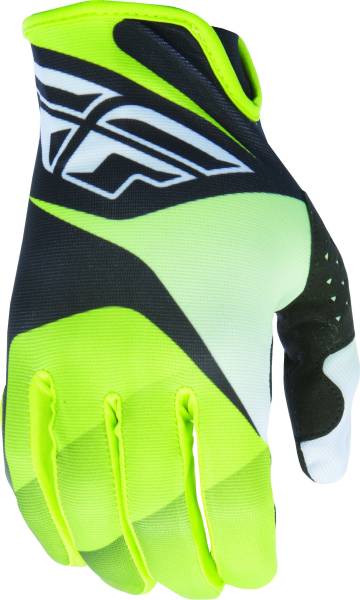 FLY RACING - LITE GLOVE LIME/BLACK/WHITE SZ 4 YS - Image 1