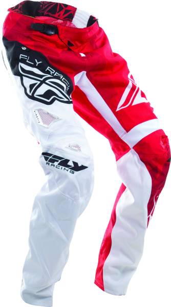 FLY RACING - BICYCLE CRUX PANT RED/WHITE SZ 18 - Image 1