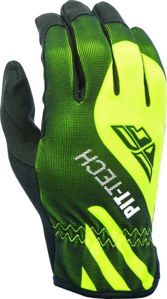 FLY RACING - PIT TECH LITE GLOVE HI-VIS/BLA SZ 10 L - Image 1