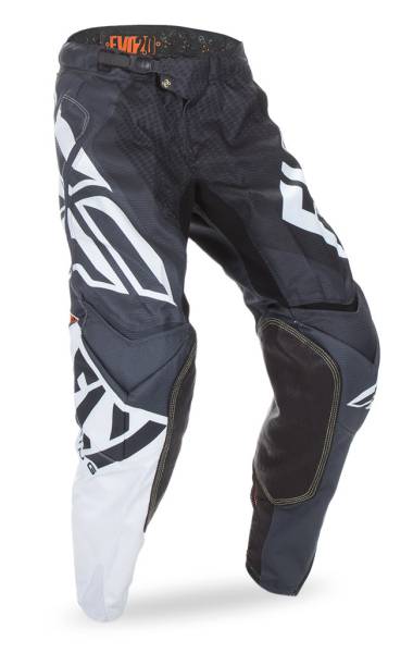 FLY RACING - EVOLUTION 2.0 PANT BLACK/WHITE/ORANGE SZ 26 - Image 1