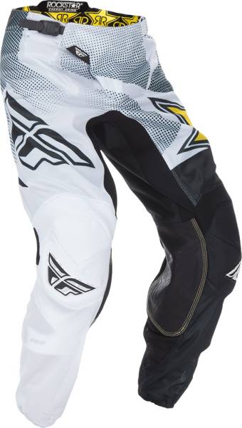 FLY RACING - KINETIC MESH PANT ROCKSTAR WHITE/BLACK SZ 28 - Image 1