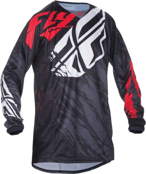 FLY RACING - KINETIC RELAPSE JERSEY BLACK/RED 2X - Image 1