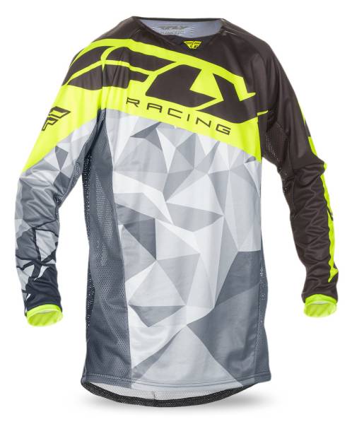 FLY RACING - KINETIC CRUX JERSEY BLACK/HI-VIS 2X - Image 1