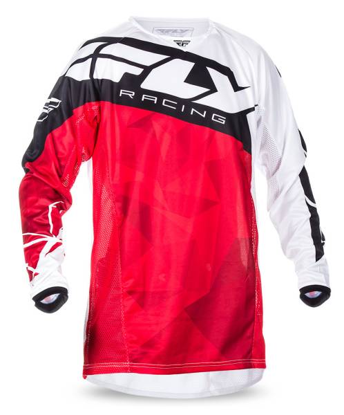 FLY RACING - KINETIC CRUX JERSEY RED/WHITE 2X - Image 1