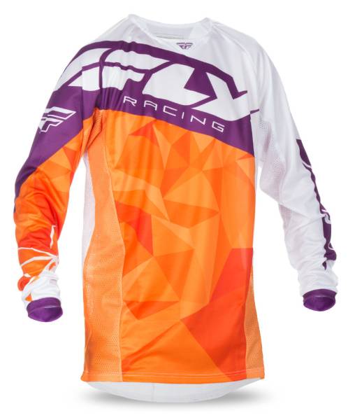 FLY RACING - KINETIC CRUX JERSEY ORANGE/PURPLE 2X - Image 1