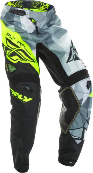 FLY RACING - KINETIC CRUX PANT BLACK/HI-VIS SZ 18 - Image 1