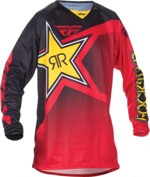 FLY RACING - KINETIC ROCKSTAR JERSEY RED/BLACK 2X - Image 1