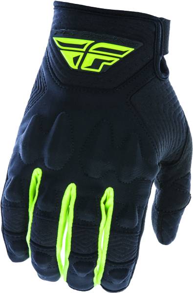 FLY RACING - PATROL XC LITE GLOVES BLACK/HI-VIS SZ 07 - Image 1