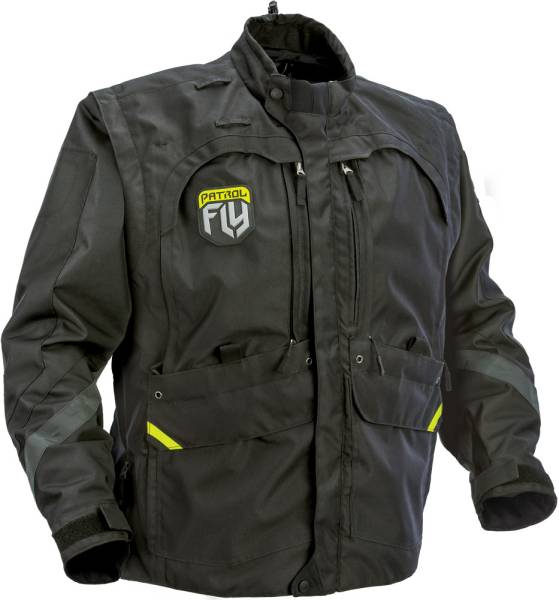 FLY RACING - PATROL JACKET BLACK 3X - Image 1