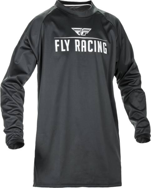 FLY RACING - WINDPROOF JERSEY BLACK/GREY 2X - Image 1